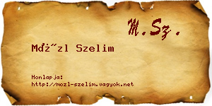 Mözl Szelim névjegykártya
